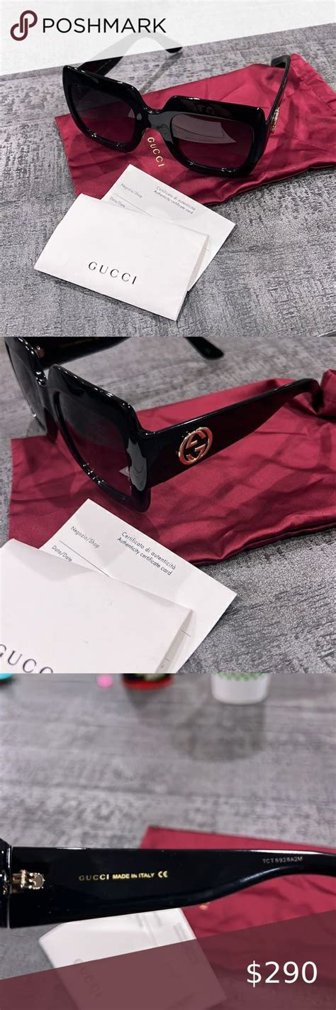 fake gucci eyewear|gucci glasses authenticity check.